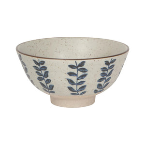 Experience the rustic charm of the Blue Vine Stoneware Bowl Set. Hand-painted with a reactive glaze, each bowl boasts a unique color, texture, and finish. Use them to serve dips, soups, snacks, and more. The organic shapes and earthy tones add a touch of nature to your table. Crafted with sturdy stoneware, these bowls are perfect for everyday use. Microwave and dishwasher safe. Set of four. Each bowl is 6.3" Diam x 3.3"H