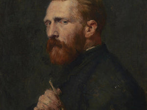 This Vintage Portrait Print of Van Gogh will add an antique touch to any room. This art print is a dark and moody reproduction of a vintage oil painting with the original artwork dating back to c. 1800's.  This Vintage Portrait Art Print is printed on high quality museum stock with archival ink. Image size: 8"x10". Print Only. No frame included.