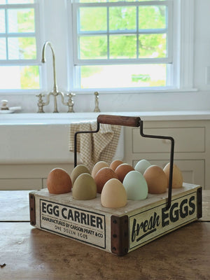 Vintage Style Egg Tray Caddy