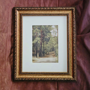 Antique Style Golden Bronze Frame