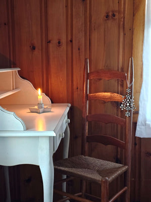 Star Candle Holder and Antique Bronze Gemstone Ornament