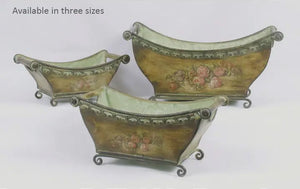 Antiqued French Style Planter
