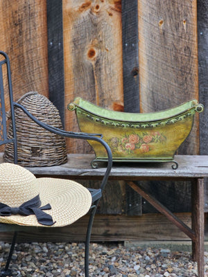 Antiqued French Style Planter