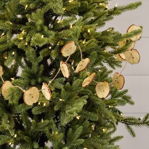 Farmhouse Christmas Ornaments Set of 3 | Red White Wood Slices - Believe  Noel Joy - Jarful House