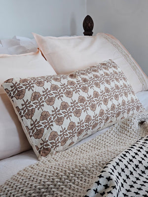 Camille Floral Bolster Pillow