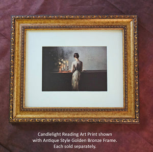 Antique Style Golden Bronze Frame