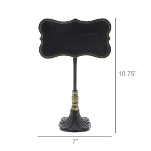 Tabletop Chalkboard Sign with Metal Stand