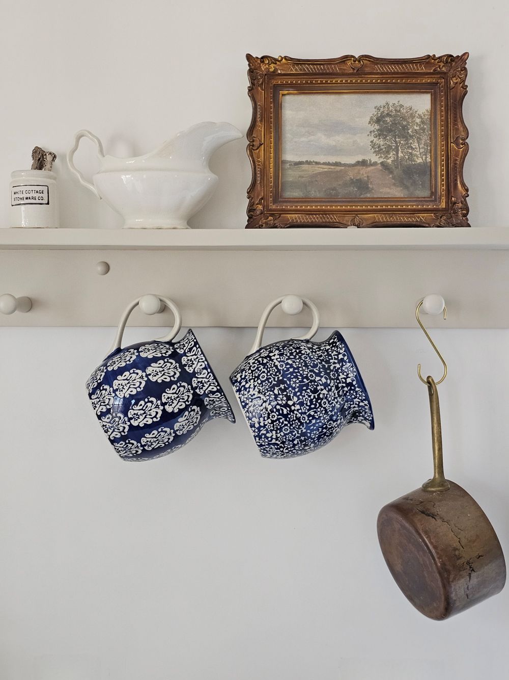 sale◆AQUARELA BRASIL◆グラデーションウェーブブルー♪Pipple Cordelia Blue Pitcher - Farmhouse Wares