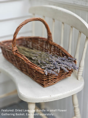 Willow Flower Gathering Basket, Set of Two