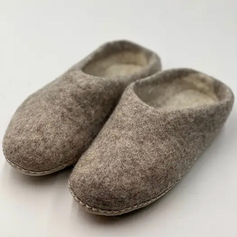 Felted Wool Mule Slipper