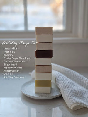 French Milled Holiday Soap Sampler Set
