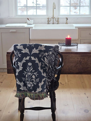 The French Wire Trivet Style Candle Holder merges vintage charm with primitive farmhouse simplicity. Featuring a gray metal wire base with a graceful wave-pattern border, it is inspired by old French wire cooling racks and trivets. 