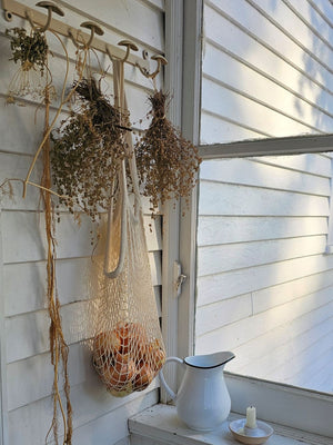 French Market String Tote with Long Handle