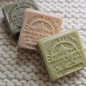 French Soaps with Embossed Logo