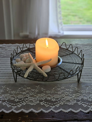 French Wire Trivet Style Candle Holder
