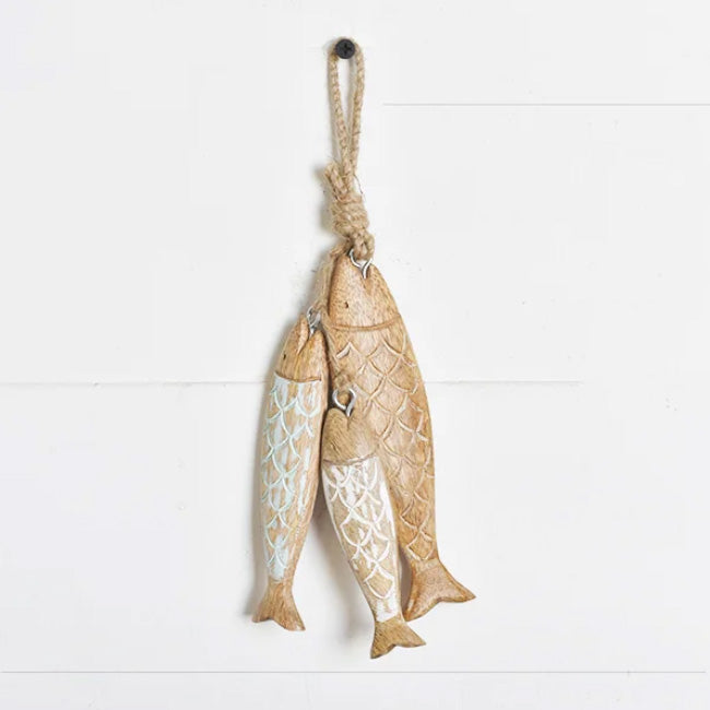 Hanging Wood Fish