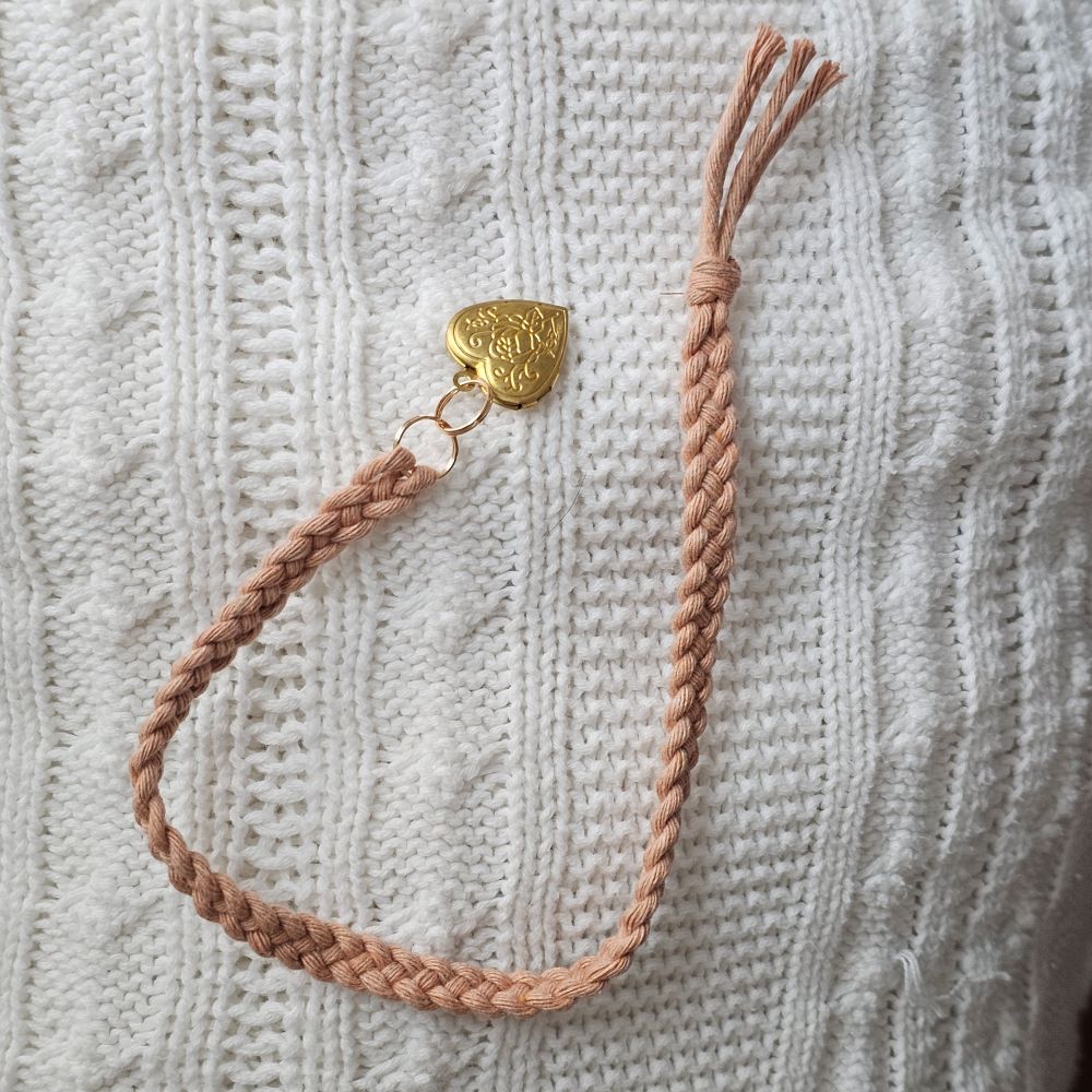Heart Locket Bookmark Braid