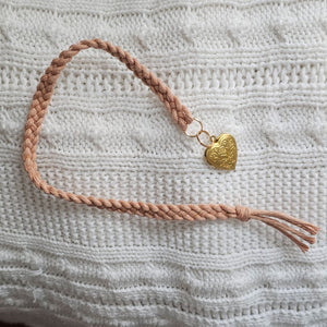 Heart Locket Bookmark Braid