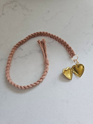 Heart Locket Bookmark Braid