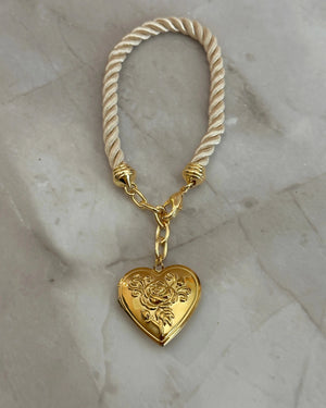 Heart Locket Bag Charm