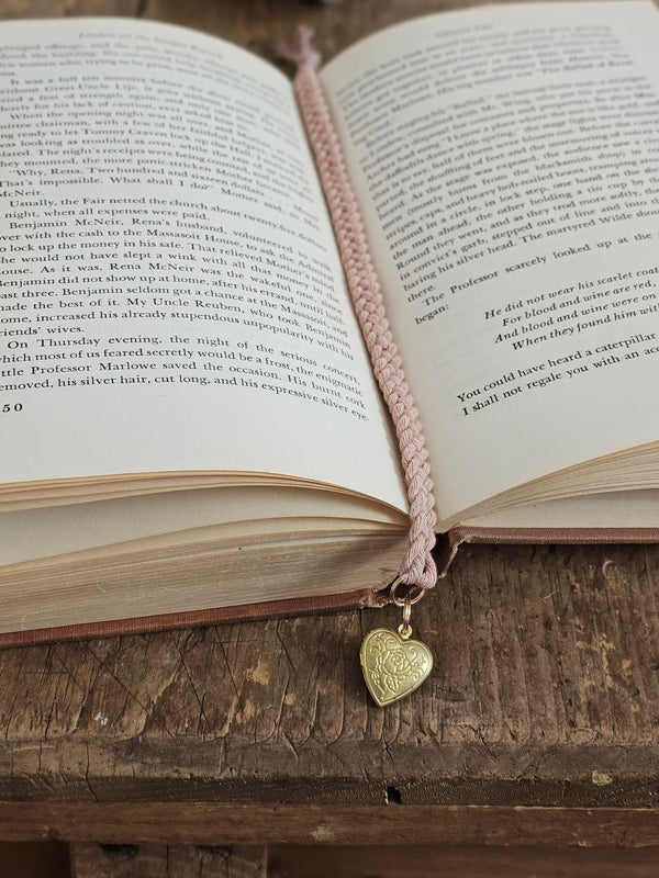 Heart Locket Bookmark Braid - Farmhouse Wares