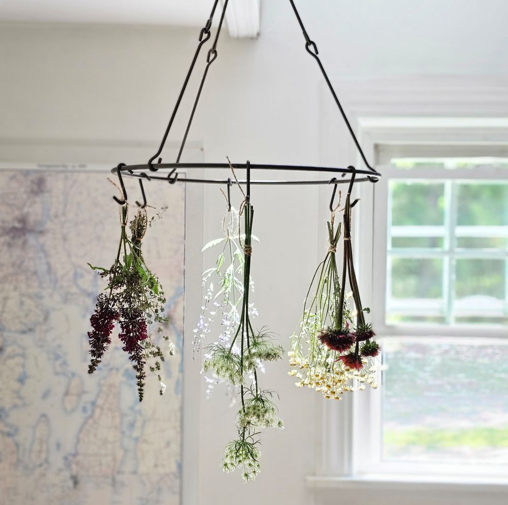 Vintage Style Herb Drying Rack
