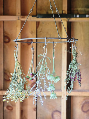 Vintage Style Herb Drying Rack