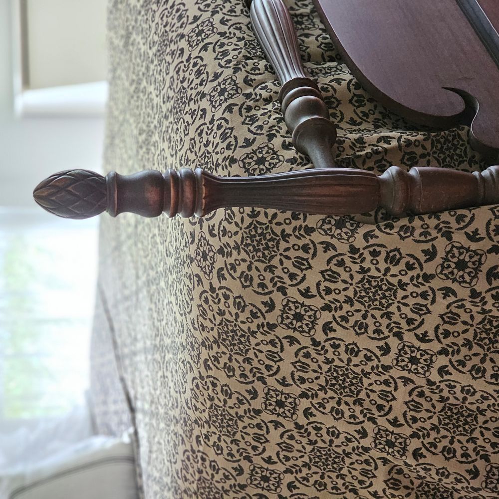 The Heritage Reversible Bed Coverlet Blanket brings a timeless ambiance to any room. Adorned with a woven medallion design, this decorative coverlet blanket effortlessly adds warmth and character to your space with its old-world cottage charm. This double-sided coverlet seamlessly blends with any neutral color scheme and mixes and matches easily for a layered English cottage feel. 70% cotton and 30% other fibers. Machine wash. Available in Queen or King.