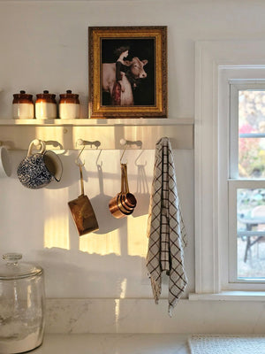 Milkmaid at Christmas Art Print