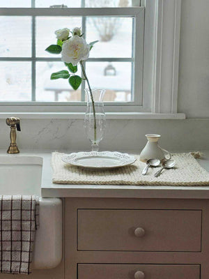 White Rose Long Stem Spray