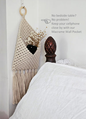 Macrame Wall Pocket