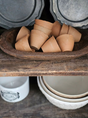 Mini Terracotta Pot, Set of Three