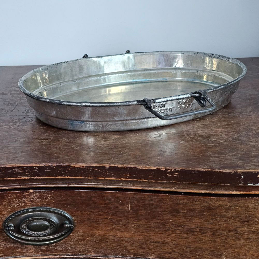 Old British Cook Pot Lid Tray
