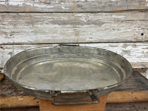 Old British Cook Pot Lid Tray
