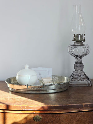 Old British Cook Pot Lid Tray