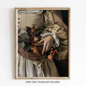 Pilgrim's Basket Art Print