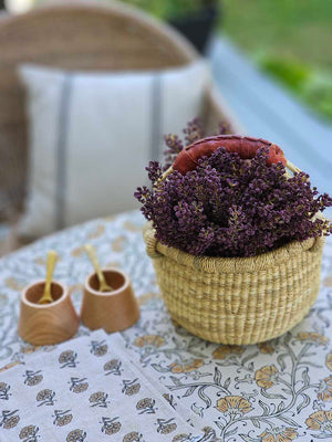 Add rich, moody style to your home with our Plum Astilbe Bush Pick. Sweet clusters of plum colored blooms nestle together for an abundant aubergine bouquet. The bush stands 10.5 inches tall and the deep eggplant color adds old-world beauty to any season. These faux florals will inspire lots of great ideas for any home stylist looking for natural accents without a lot of maintenance. Crock and basket sold separately (both shown with three bush picks). 10.5” H