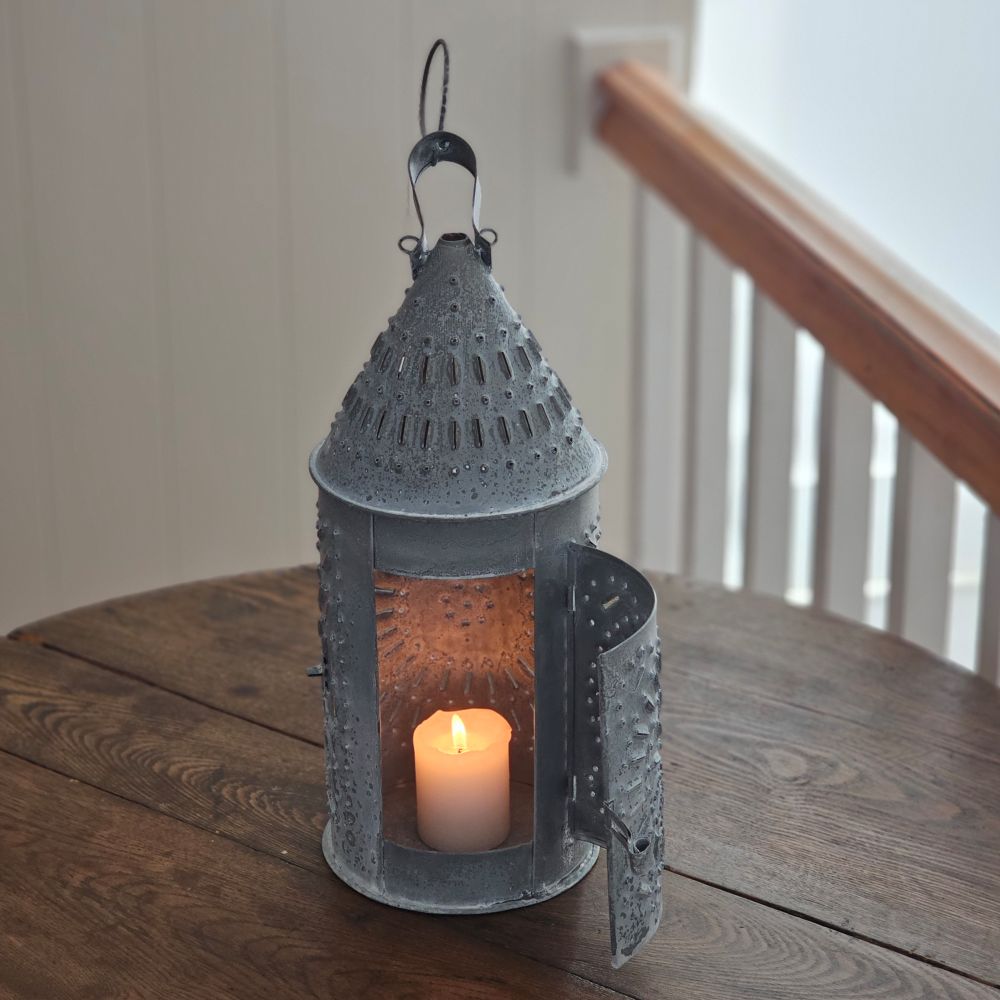 Primitive Watchman's Candle Lantern - Farmhouse Wares