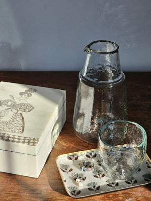 Block Print Style Trinket Tray