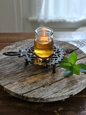 Round Cast Iron Pot Warmer Trivet