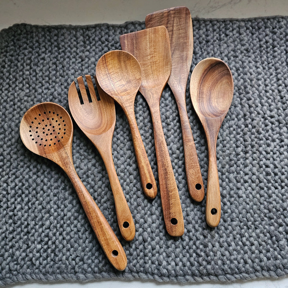 Wood Dish Brush with Handle - Farmhouse Wares