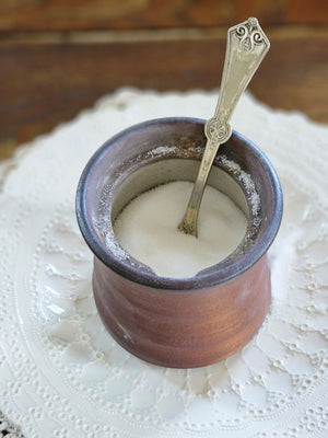 Rustic Clay Sugar Jar