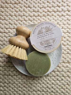 Savon de Marseille Dish Soap in Wooden Box
