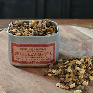 Infuse your cider and teas with this warming blend of spices. The Shakers' Mulling Spice combines cinnamon chips, orange peel, allspice, and cloves into specially crafted to transform cider, wine, or tea into a festive seasonal drink. As it steeps, rich spice and citrus notes unfold into a deeply aromatic cup. Comforting and inviting, it brings classic holiday warmth to cold-weather gatherings