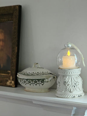 Snow Globe Candle Ornament