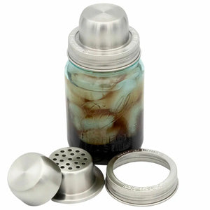 Stainless Steel Cocktail Shaker for Regular Mouth Jars