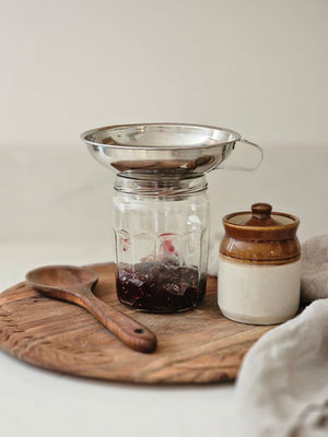 Brown Ceramic Condiment and Spice Jar