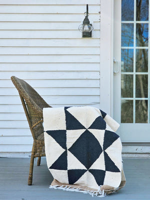 Sawtooth Star Handwoven Throw