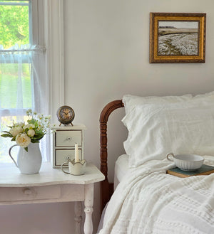 Antiqued Brass Style Table Clock