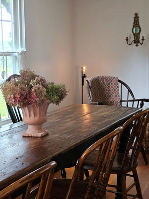Terracotta Urn with Scalloped Edge